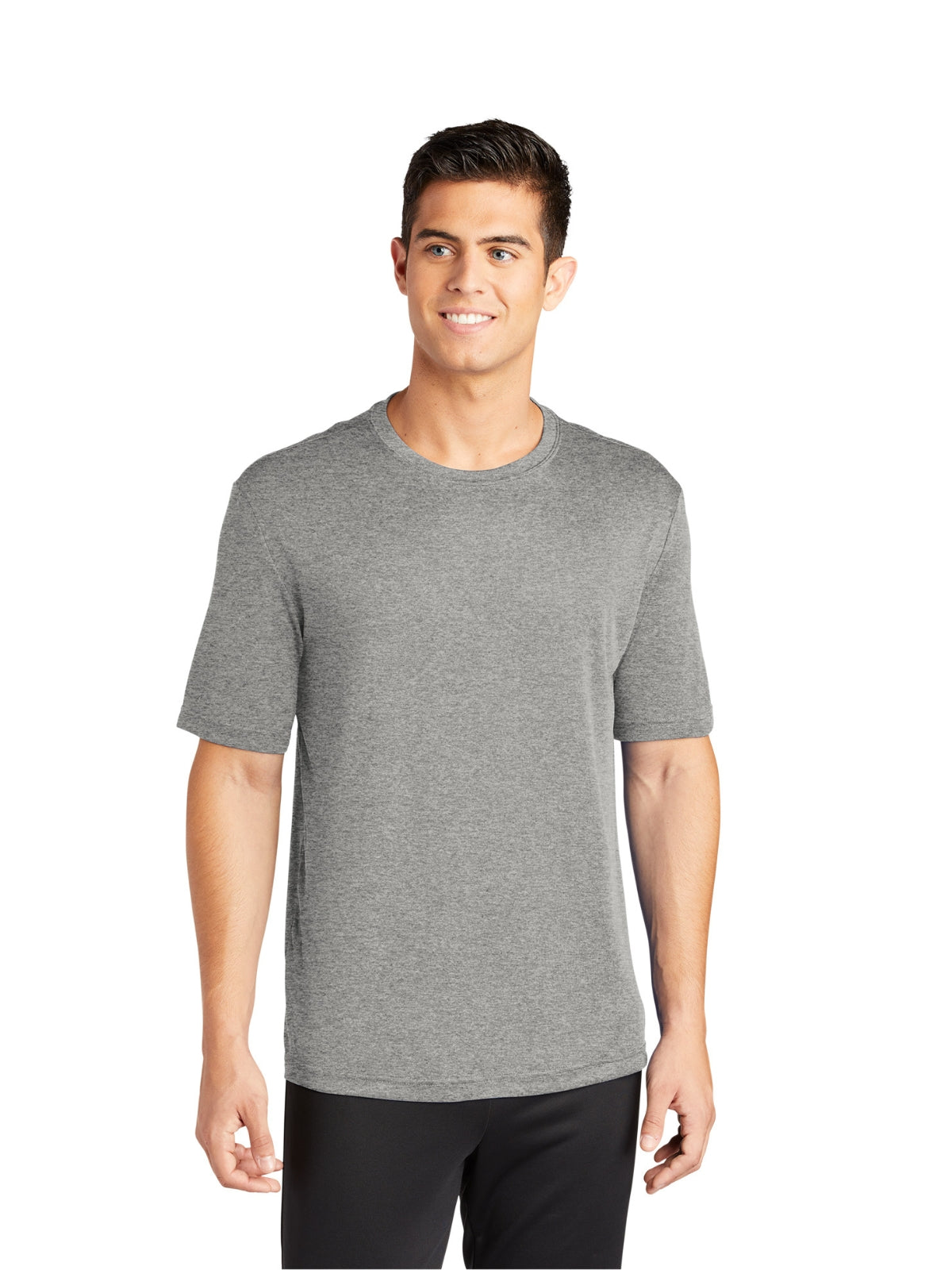 Men's Competitor Tee - ST350 - Grey Concrete Heather