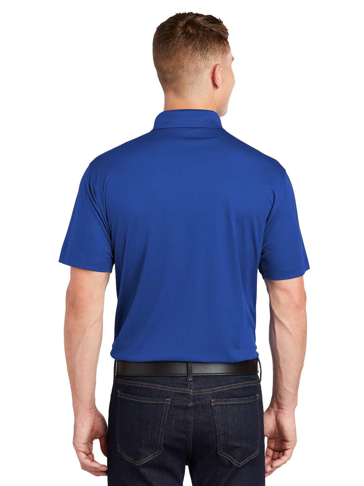 Men's Three-Button Micropique Polo - ST650 - True Royal