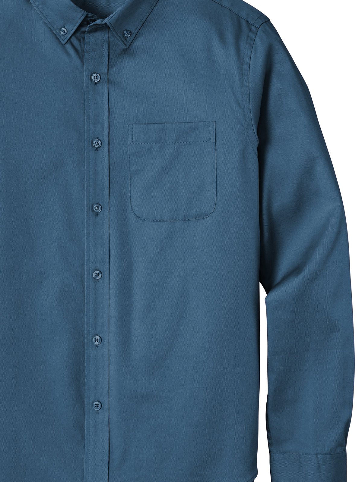 Men's Long Sleeve Button Up Performance Shirt - W808 - Regatta Blue