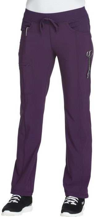 Women's 4-Pocket Low Rise Pant - 1123A - Eggplant