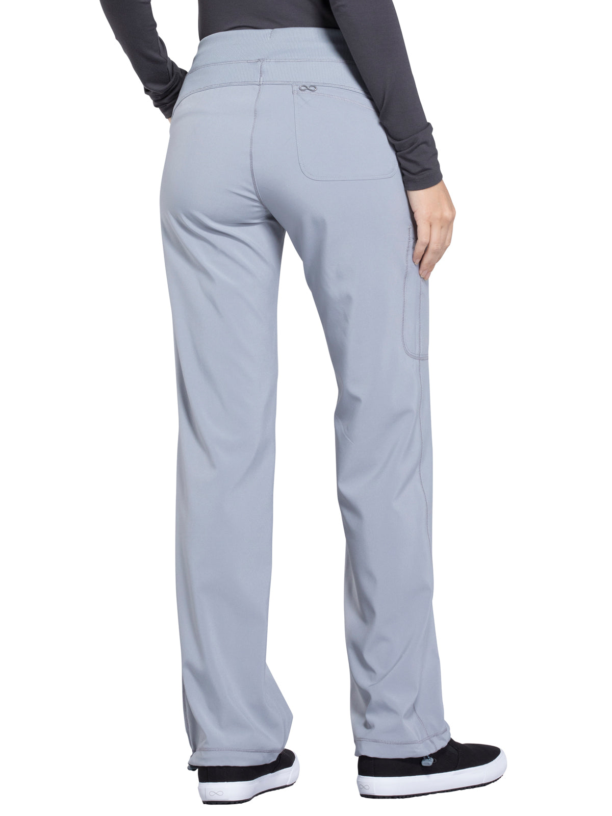 Women's 4-Pocket Low Rise Pant - 1123A - Grey