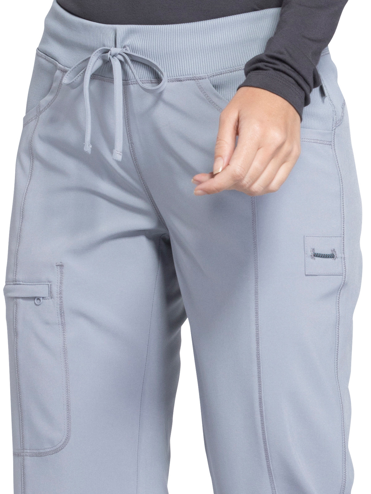 Women's 4-Pocket Low Rise Pant - 1123A - Grey