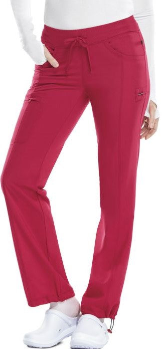 Women's 4-Pocket Low Rise Pant - 1123A - Red