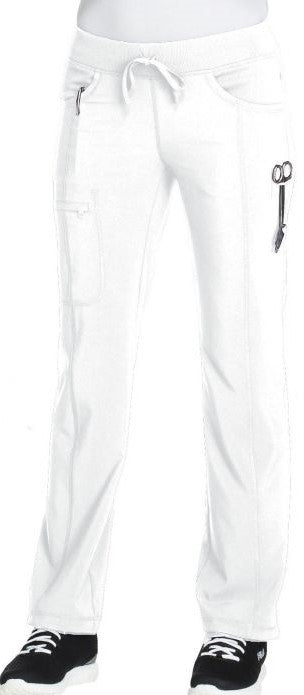 Women's 4-Pocket Low Rise Pant - 1123A - White