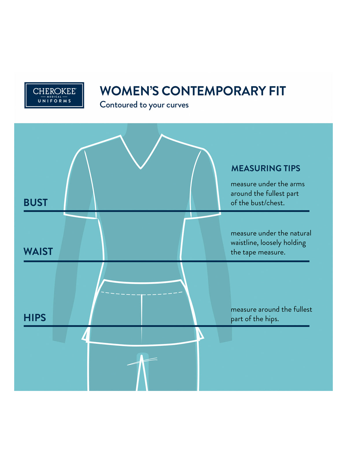Women's 4-Pocket Mock Wrap Top - 2625A - Navy