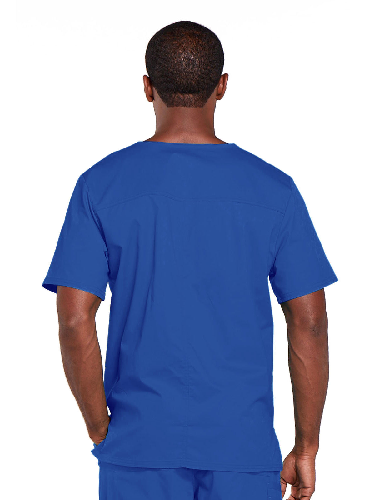 Unisex 2-Pocket V-Neck Top - 4725 - Royal