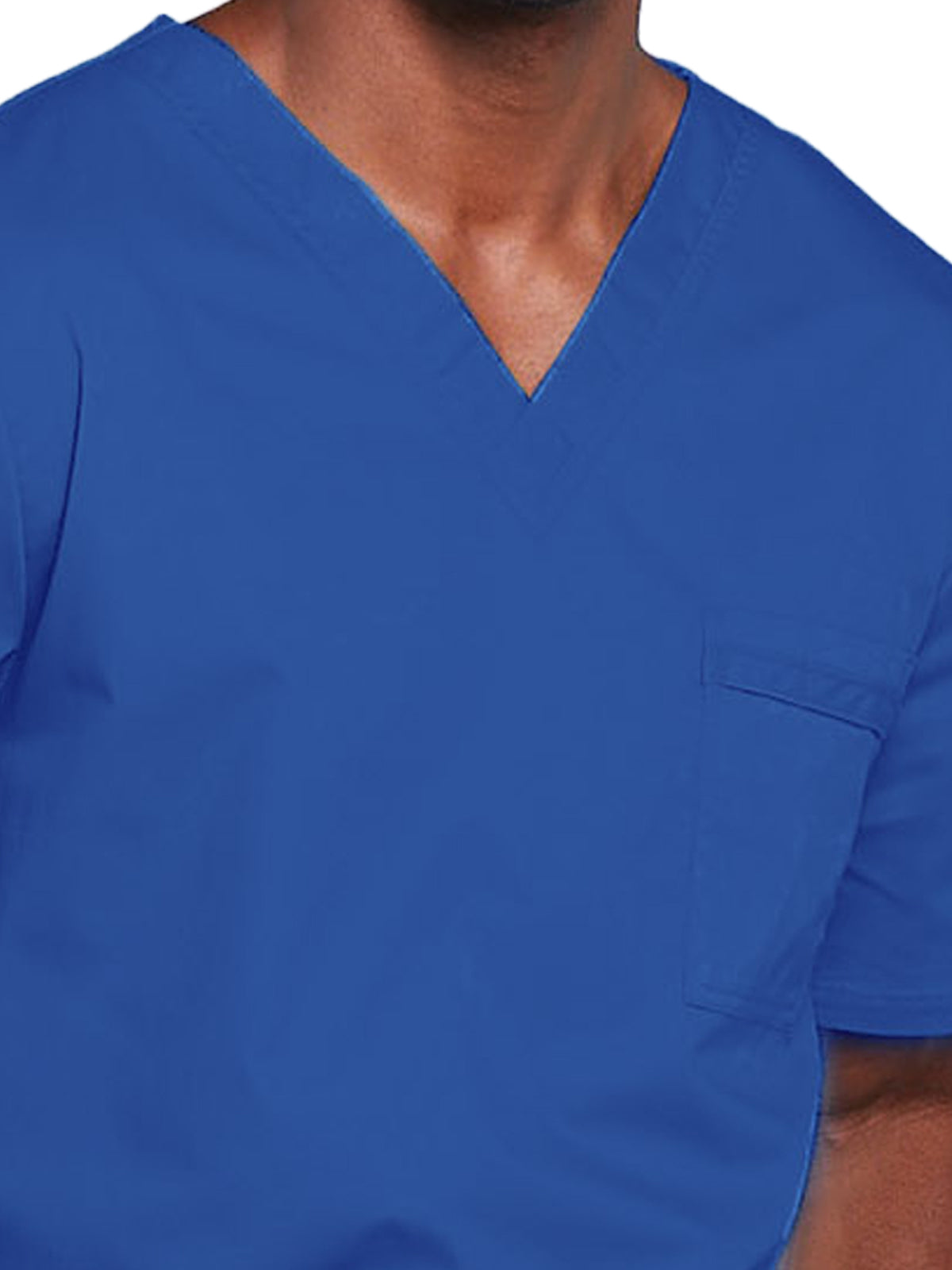 Unisex 2-Pocket V-Neck Top - 4725 - Royal