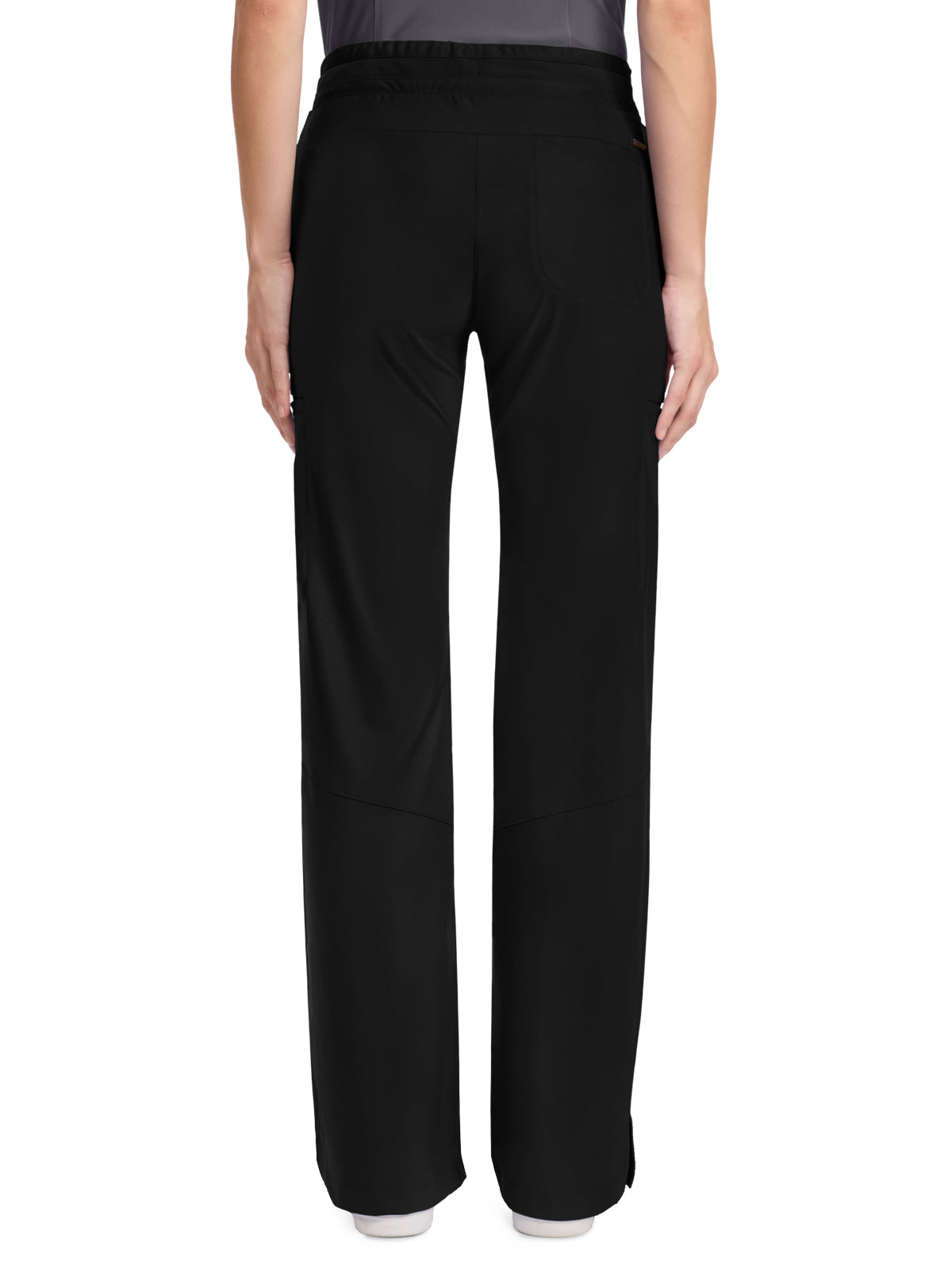 Women's 5-Pocket Trouser Leg Pant - CK026 - Black