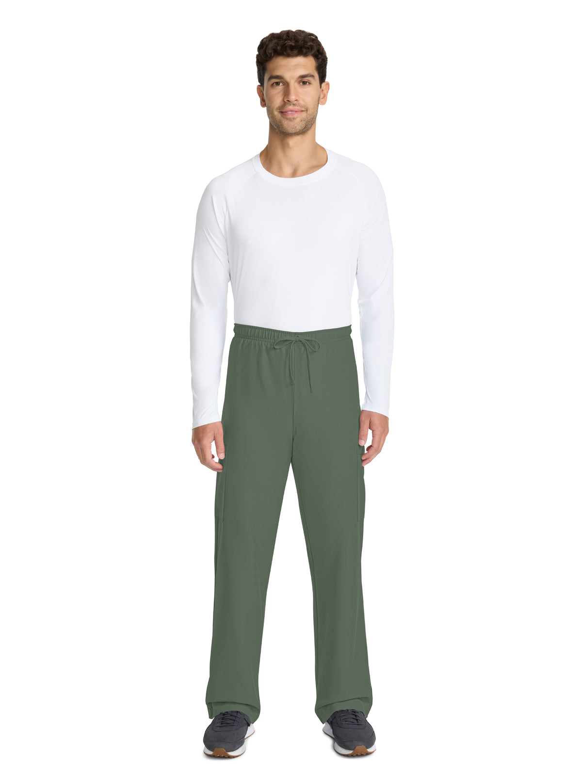 Unisex 3-Pocket Mid Rise Drawstring Pant - CK280A - Olive