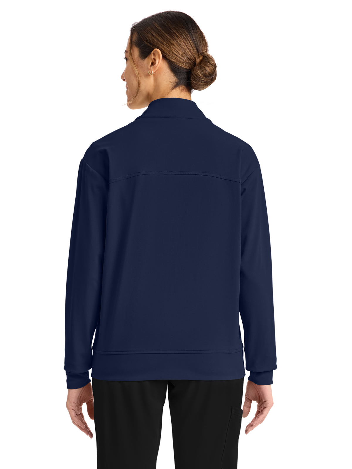 Women's 2-Pocket Warm-Up Jacket - CK353 - Navy