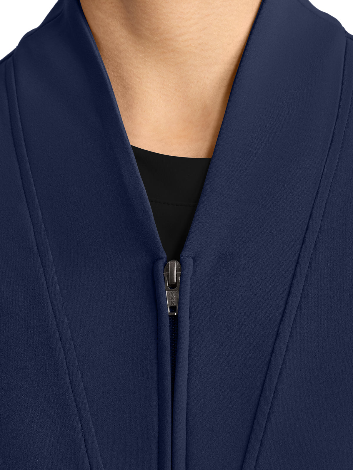 Women's 2-Pocket Warm-Up Jacket - CK353 - Navy