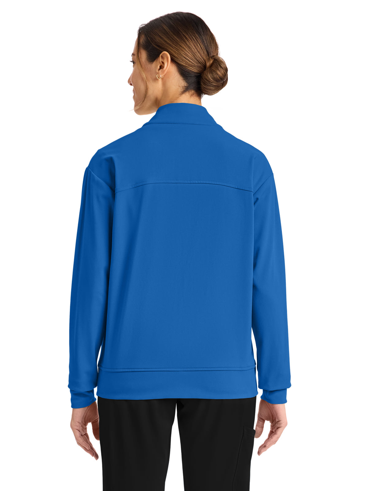 Women's 2-Pocket Warm-Up Jacket - CK353 - Royal
