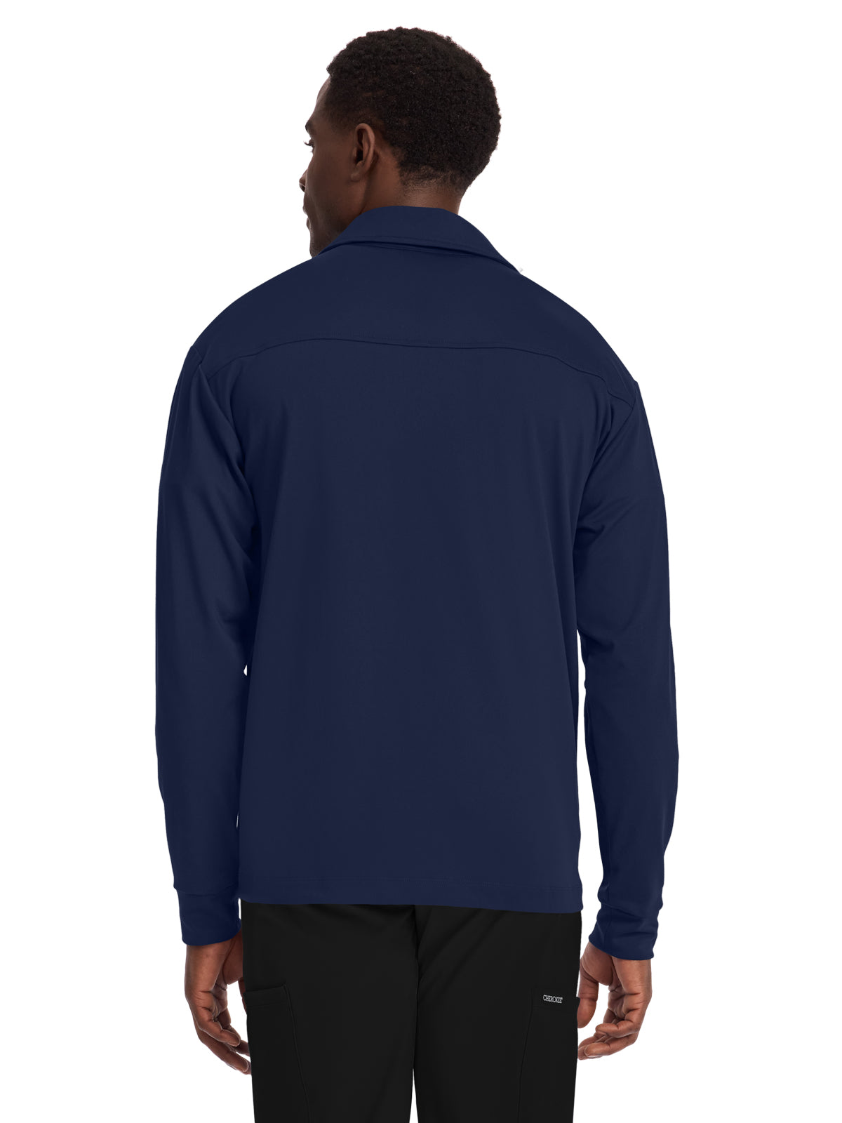 Men's 3-Pocket Warm-Up Jacket - CK354 - Navy