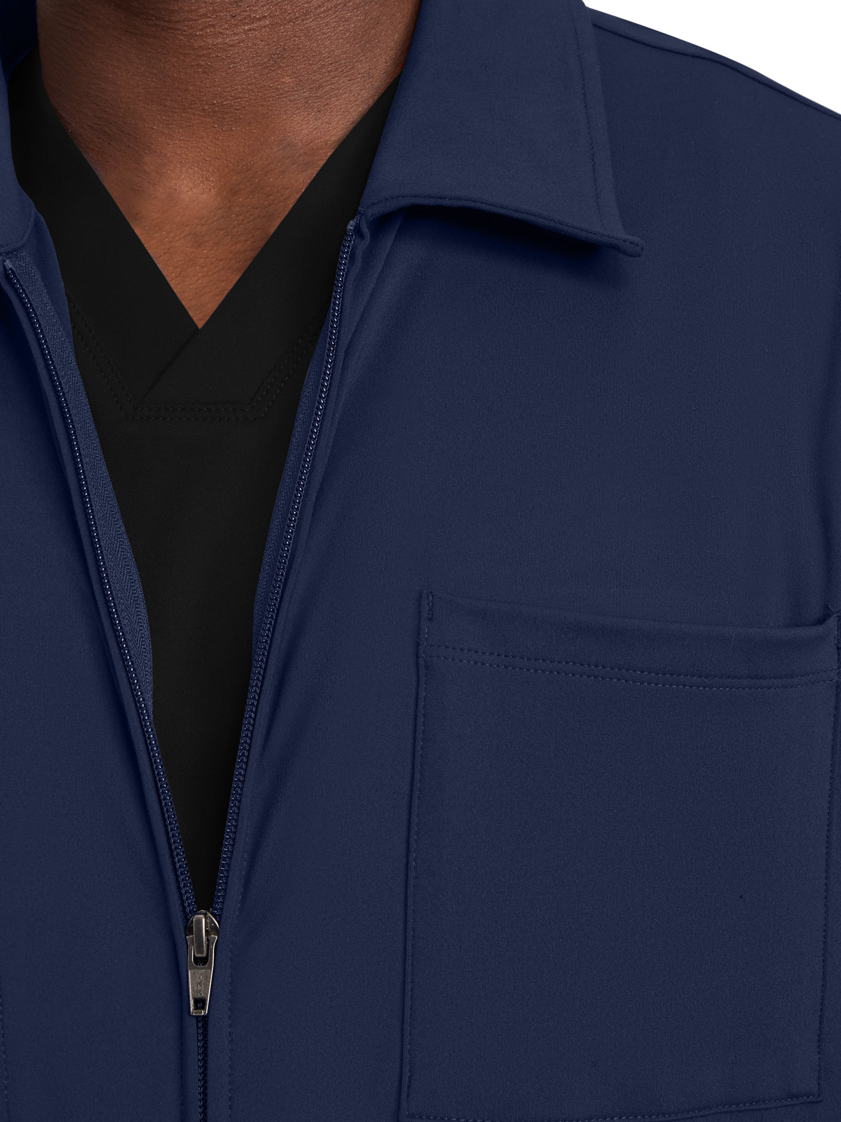 Men's 3-Pocket Warm-Up Jacket - CK354 - Navy