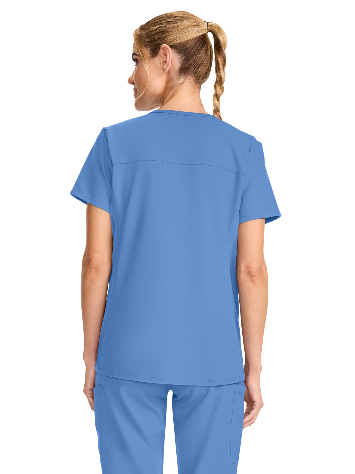 Women's 2-Pocket Maternity V-Neck Top - CK701A - Ciel