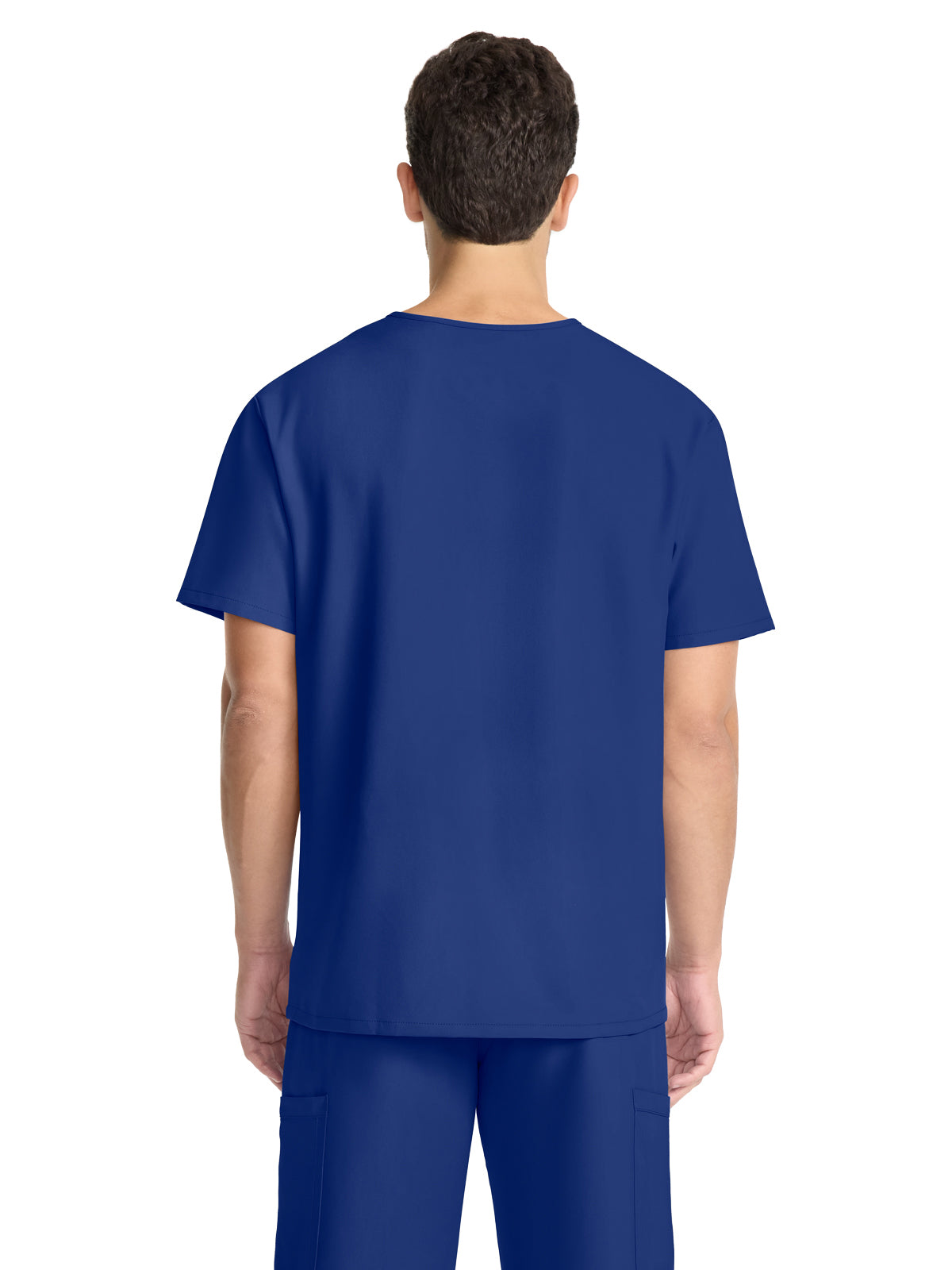 Men's 3-Pocket Tuck-In V-Neck Top - CK783A - Galaxy Blue