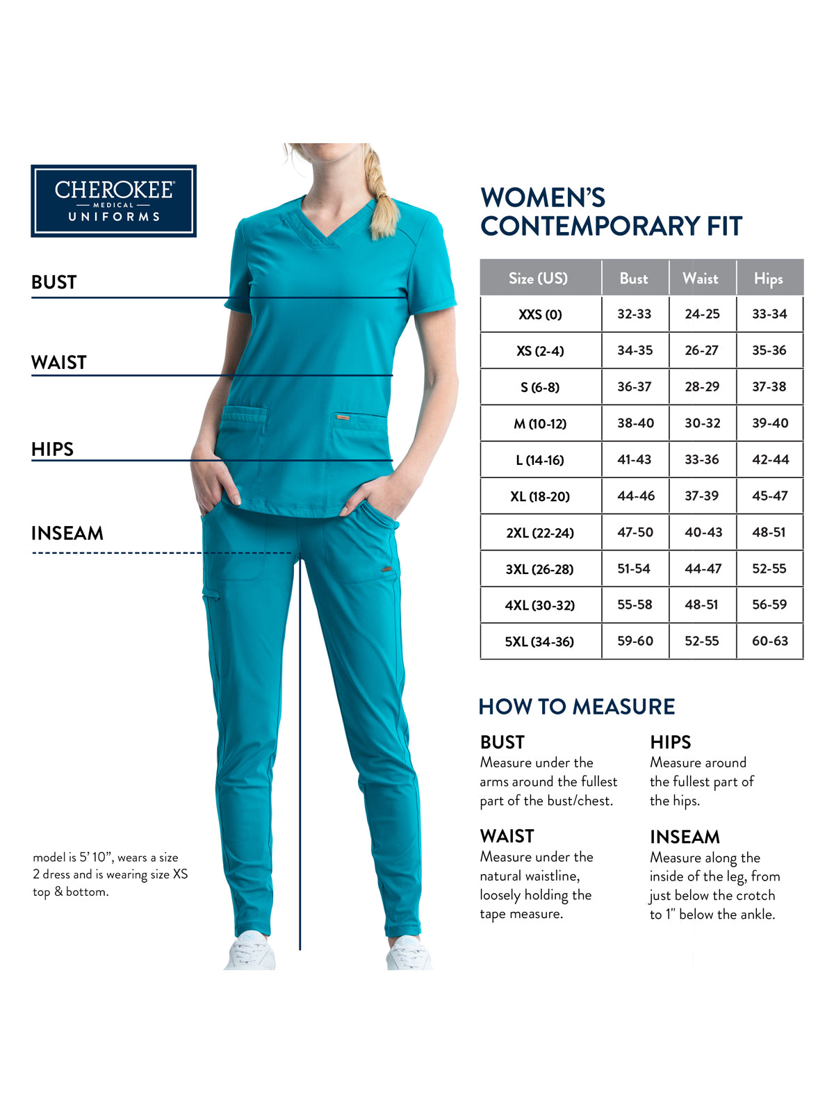 Women's 1-Pocket Tuckable V-Neck Top - CK819 - Iron