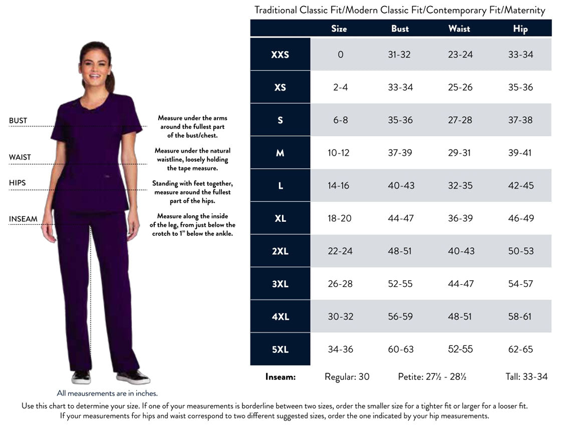 Women's 1-Pocket Tuckable V-Neck Top - CK819 - Royal