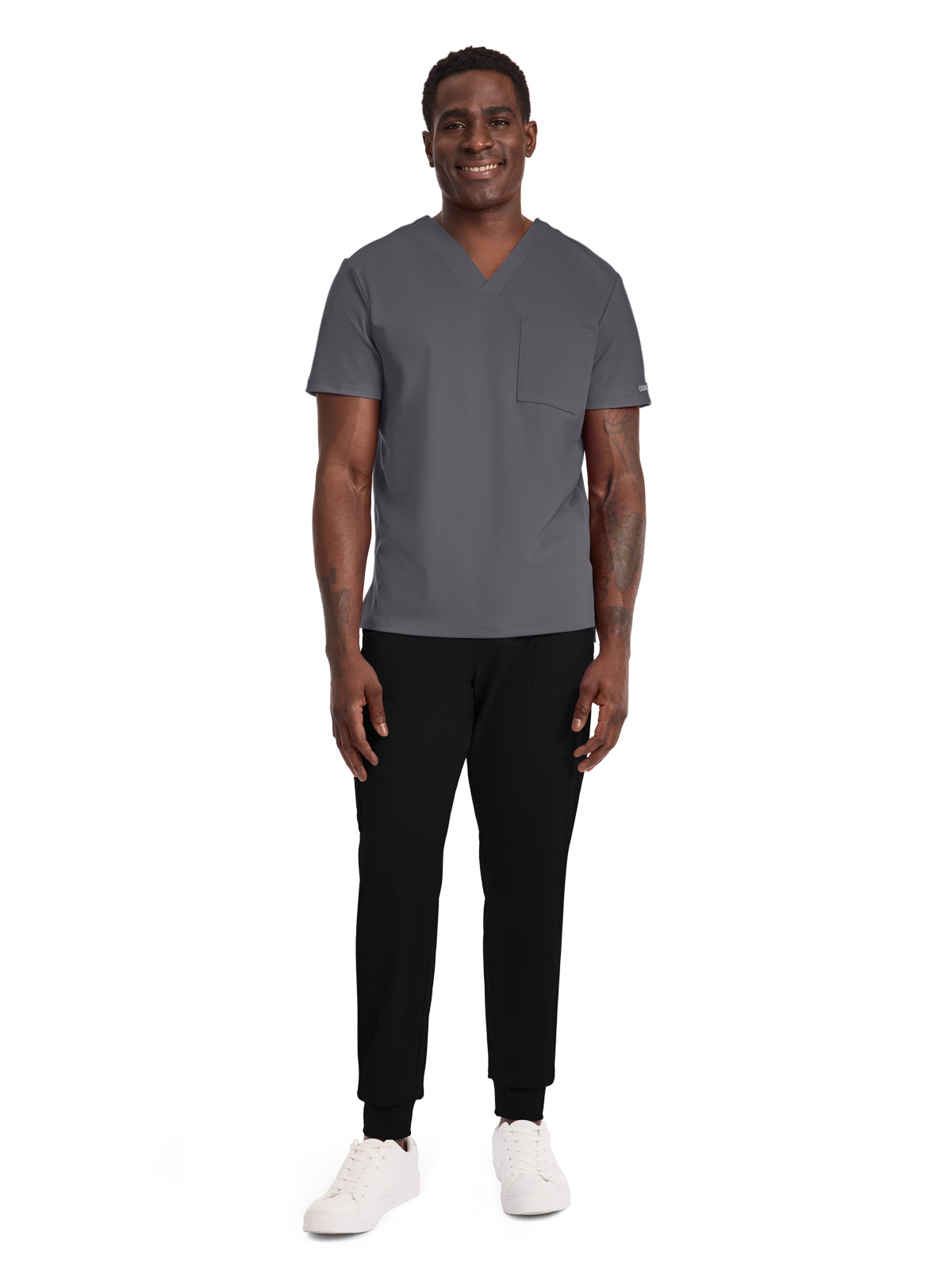 Men's 1-Pocket Tuck-In Top - CK834 - Pewter