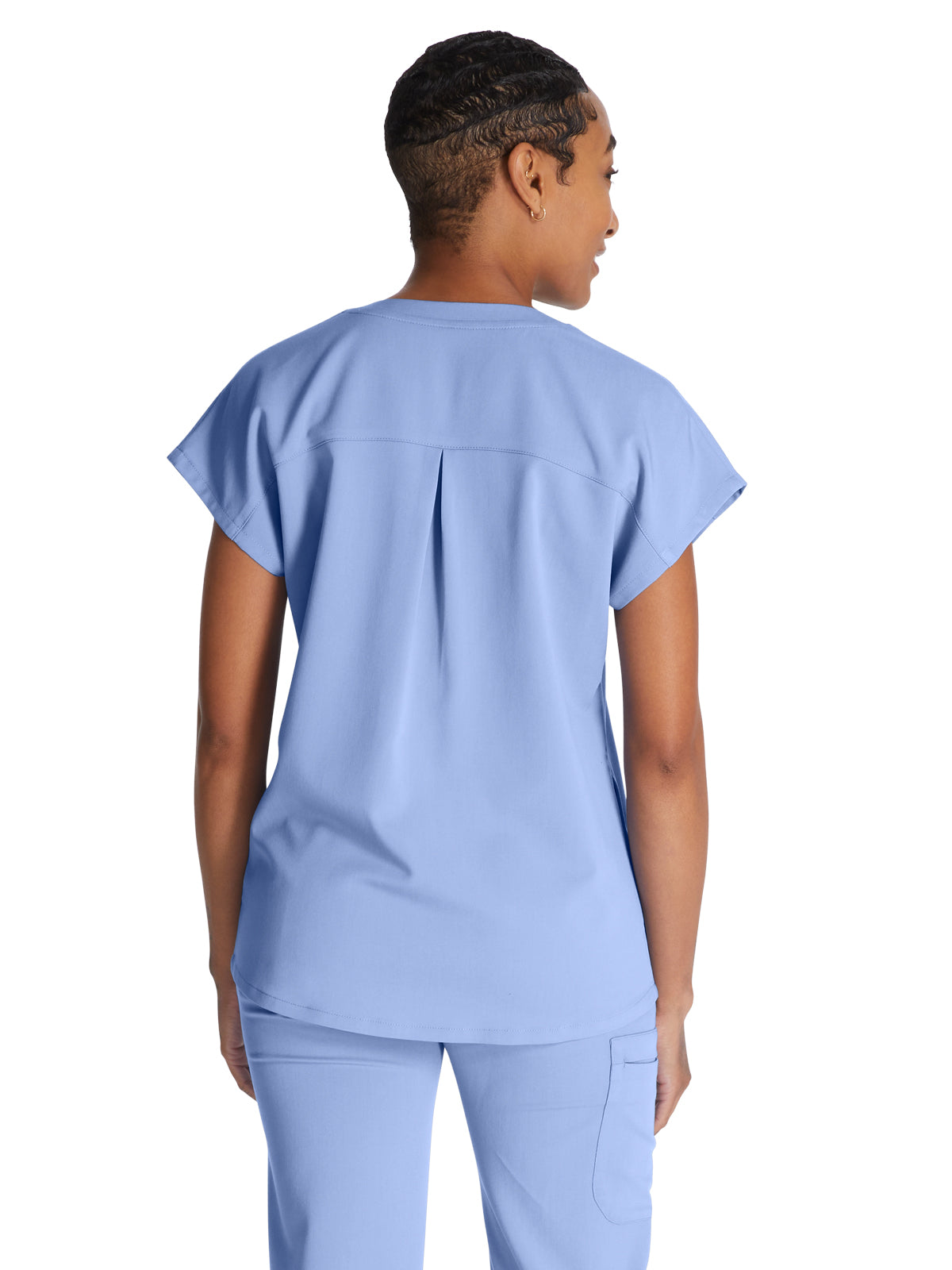 Women's V-Neck Top - CK836A - Blissful Sky