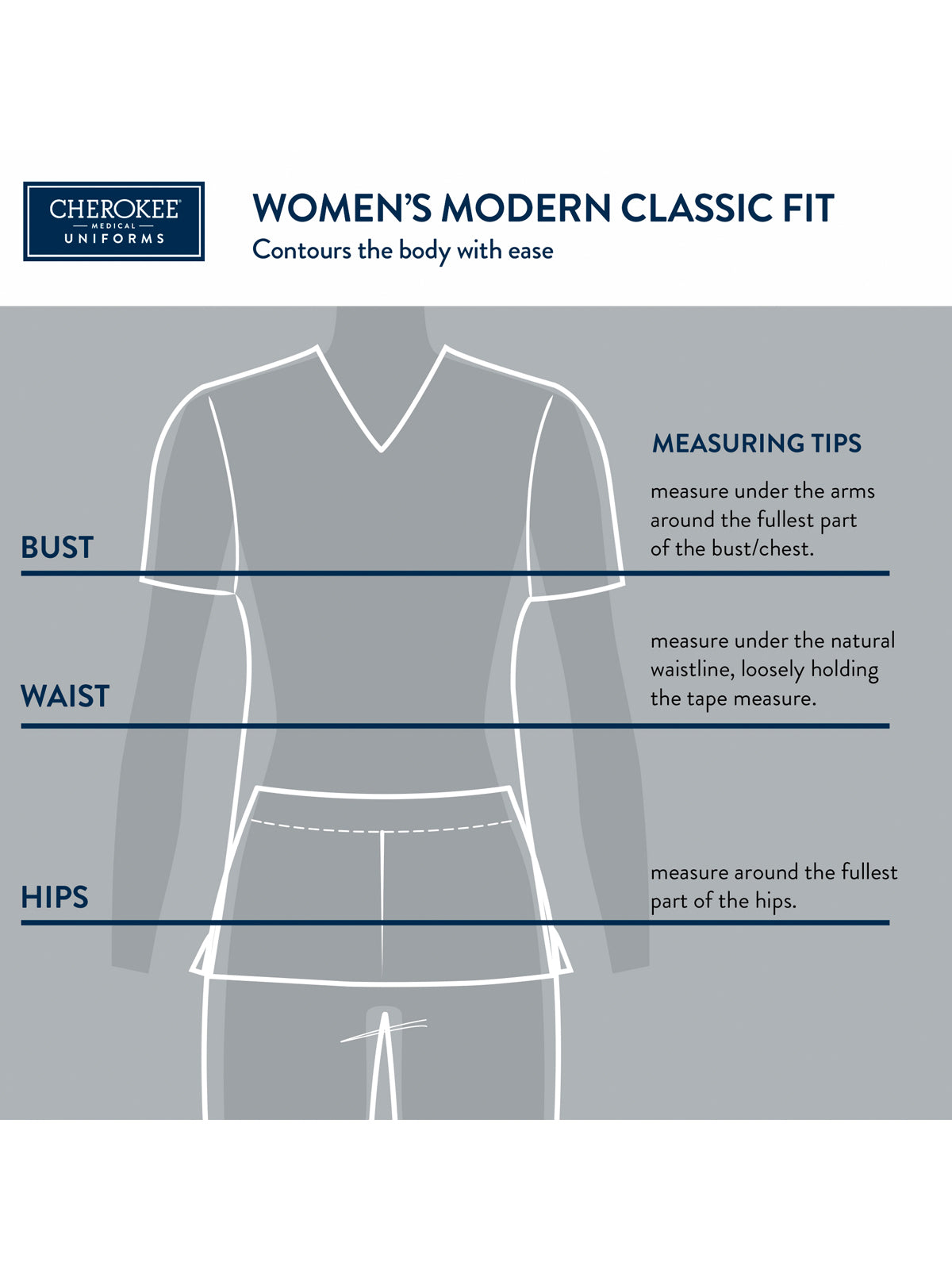 Women's 1-Pocket Tuck-In V-Neck Top - CK954A - Ciel