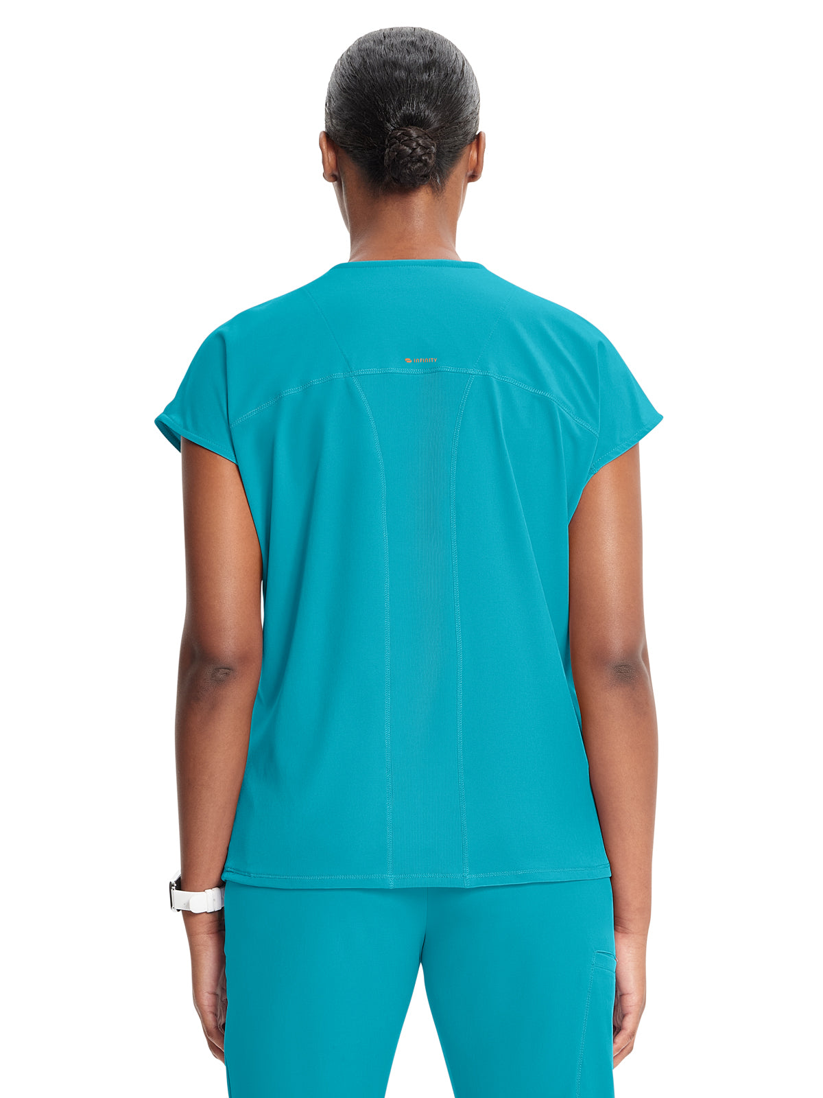 Women's Henley Top - IN622A - Aquaturque