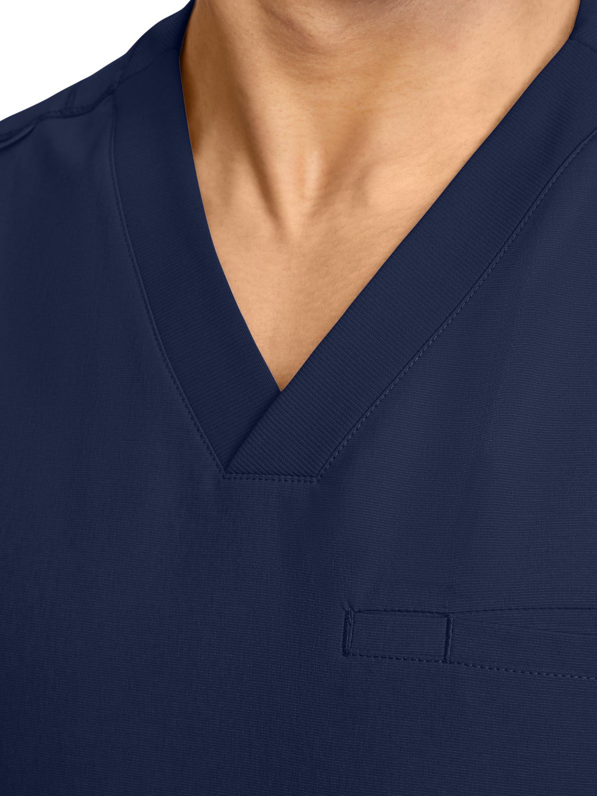 Men's 3-Pocket V-Neck Top - IN628A - Navy