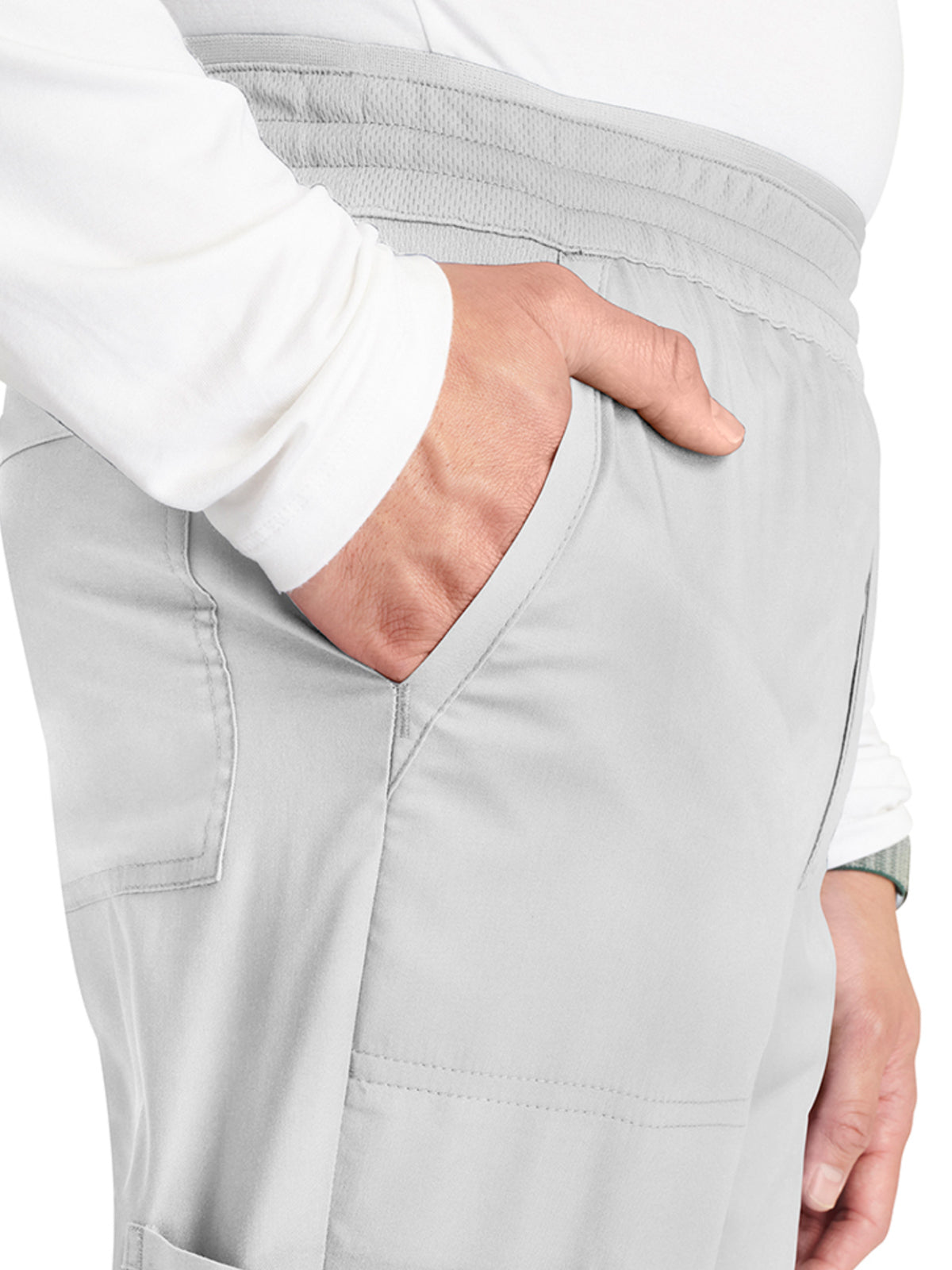 Men's 6-Pocket Jogger Pant - WW251 - White