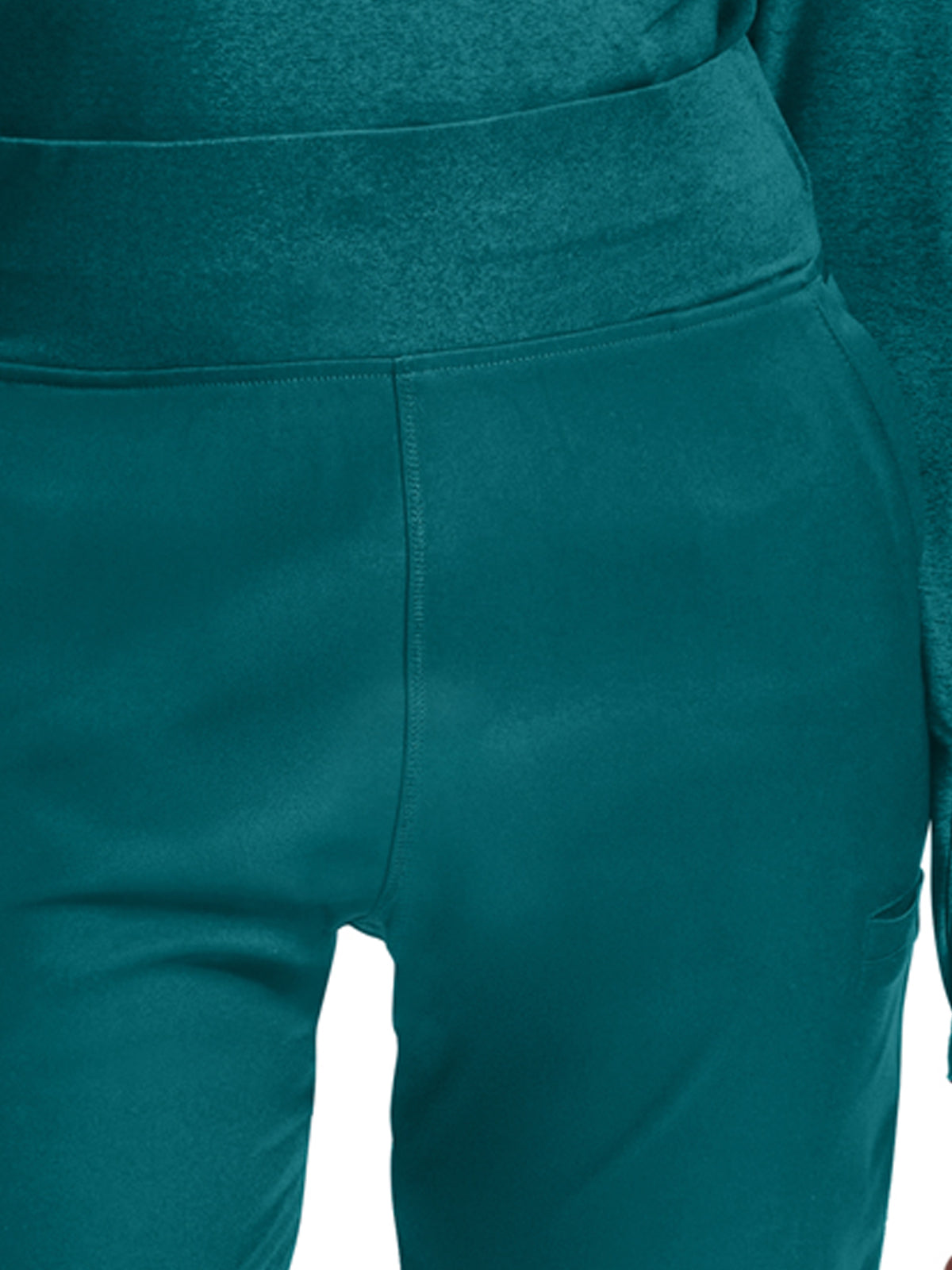 Women's Knitted Waistband Jogger Pant - WB420 - Caribbean