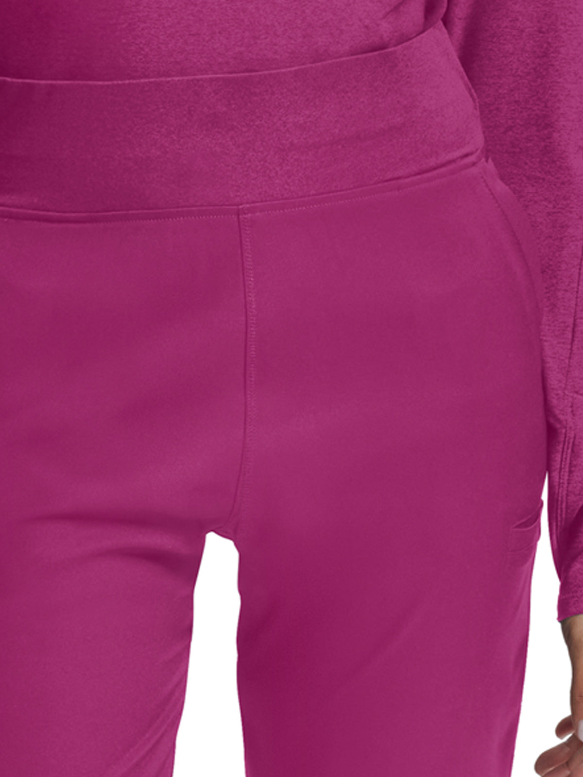 Women's Knitted Waistband Jogger Pant - WB420 - Electric Purple