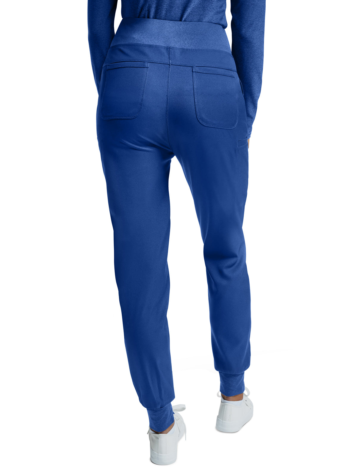 Women's Knitted Waistband Jogger Pant - WB420 - Royal