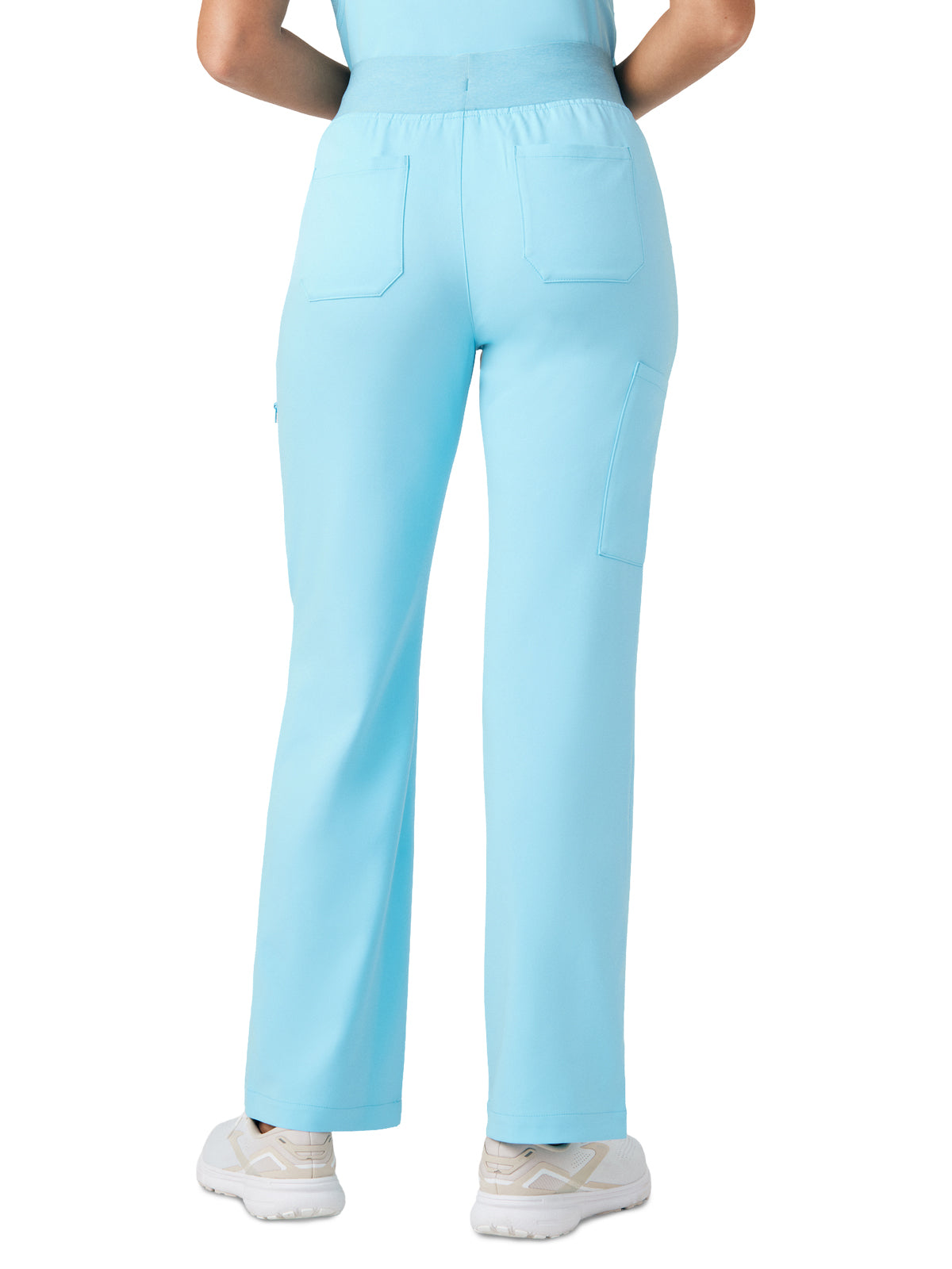 Women's Wide-Leg 6-Pocket Pant - WB421 - Island Blue