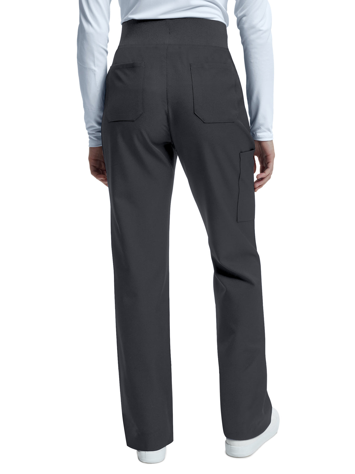 Women's Wide-Leg 6-Pocket Pant - WB421 - Pewter