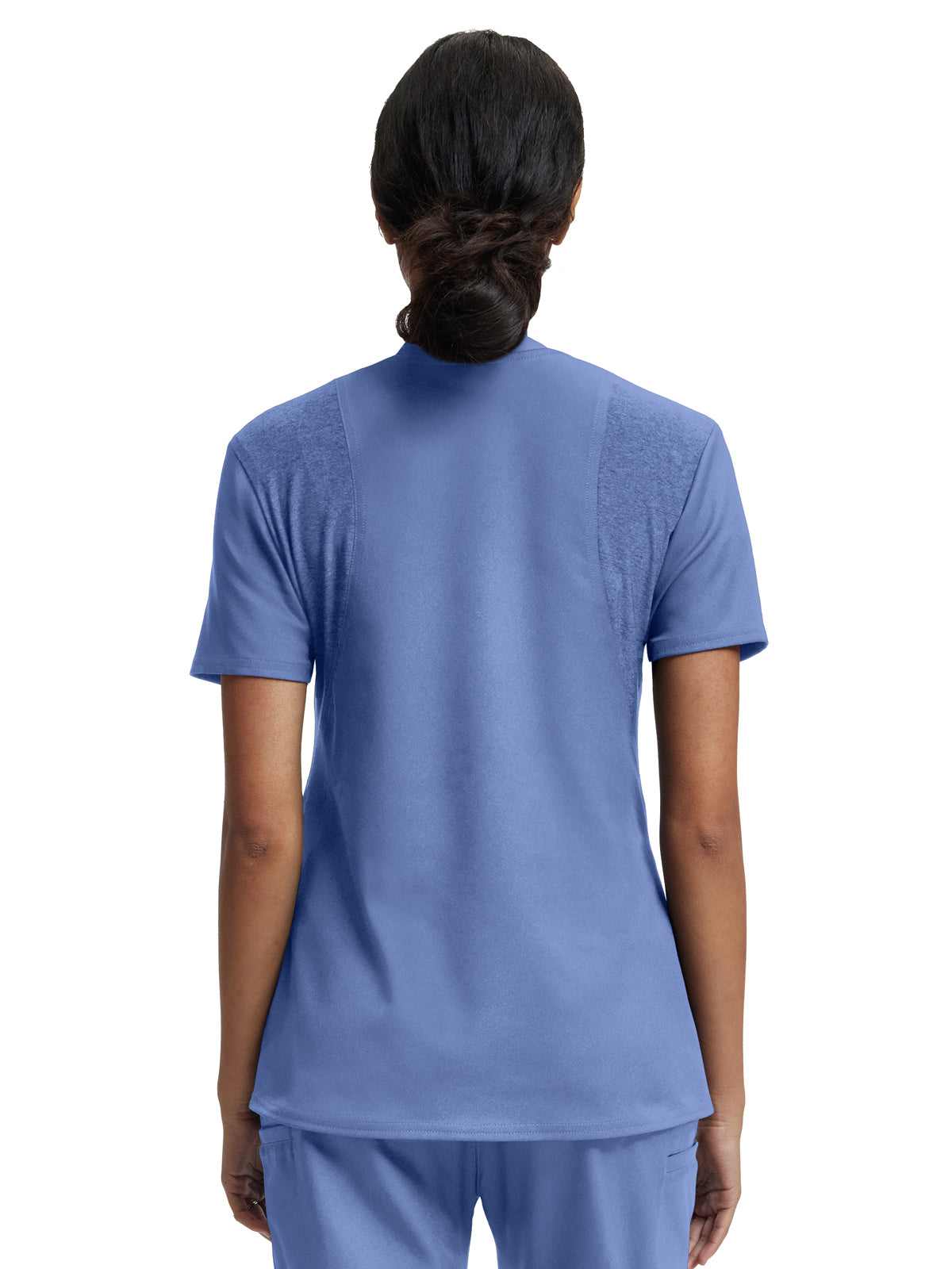 Women's Knit Collar V-Neck Top - WT119 - Ceil