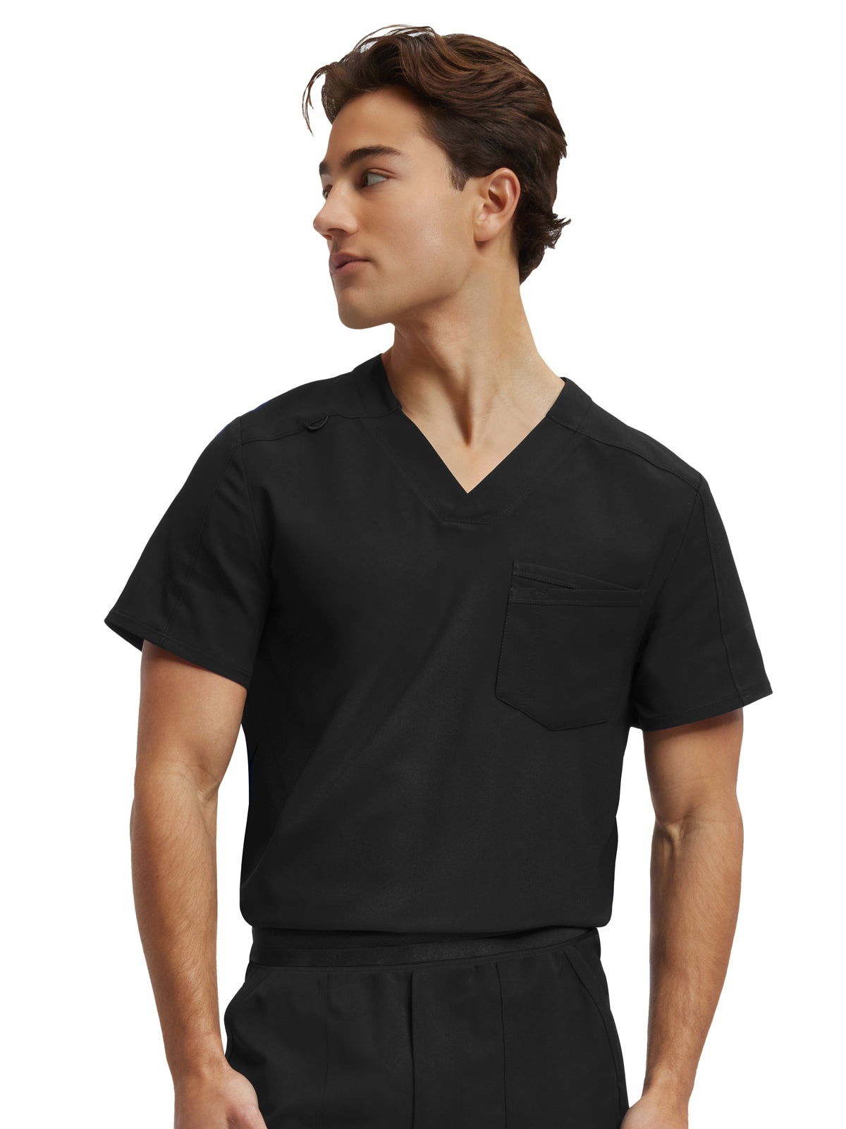 Men's Tuck-In V-Neckline Top - WT150 - Black