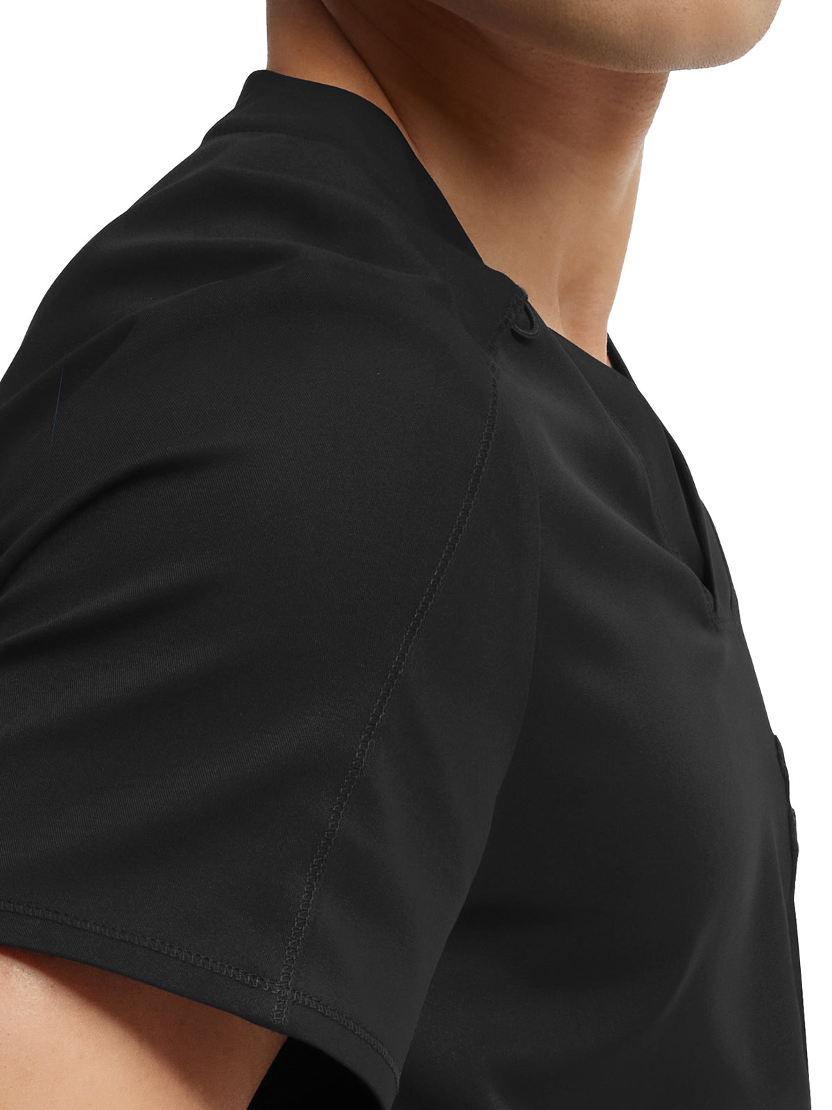 Men's Tuck-In V-Neckline Top - WT150 - Black