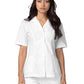 Women's Lapel Collar Top - 2629 - White