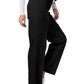 Unisex Natural-Rise Drawstring Tapered Leg Pant - 504 - Black