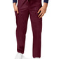 Unisex Natural-Rise Drawstring Tapered Leg Pant - 504 - Burgundy