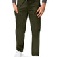 Unisex Natural-Rise Drawstring Tapered Leg Pant - 504 - Olive