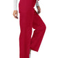 Unisex Natural-Rise Drawstring Tapered Leg Pant - 504 - Red