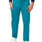 Unisex Natural-Rise Drawstring Tapered Leg Pant - 504 - Teal Blue