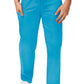 Unisex Natural-Rise Drawstring Tapered Leg Pant - 504 - Turquoise