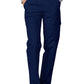 Women's Natural-Rise Multipocket Cargo Tapered Leg Pant - 506 - Navy