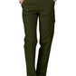 Women's Natural-Rise Multipocket Cargo Tapered Leg Pant - 506 - Olive