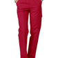 Women's Natural-Rise Multipocket Cargo Tapered Leg Pant - 506 - Red