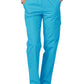 Women's Natural-Rise Multipocket Cargo Tapered Leg Pant - 506 - Turquoise