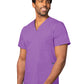 Unisex 3-Pocket V-Neck Top - 601 - Lavender