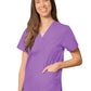 Unisex 3-Pocket V-Neck Top - 601 - Lavender