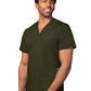 Unisex 3-Pocket V-Neck Top - 601 - Olive